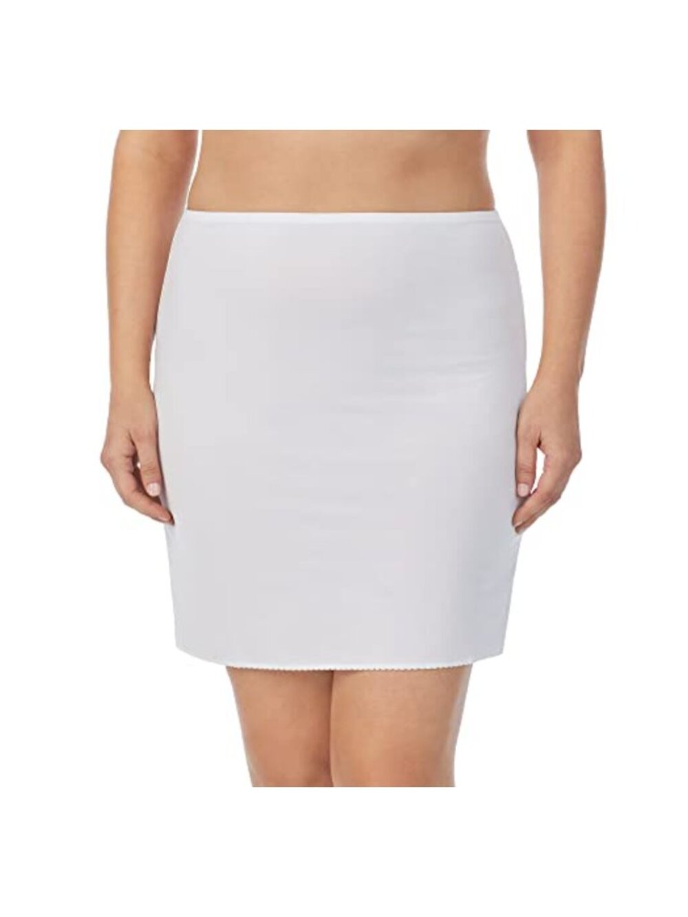 Womens Silky Touch 19 Inch Anti-Cling Above Knee Half Slip